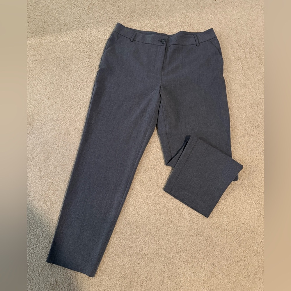 Maurices Dark Gray Straight Leg Pants